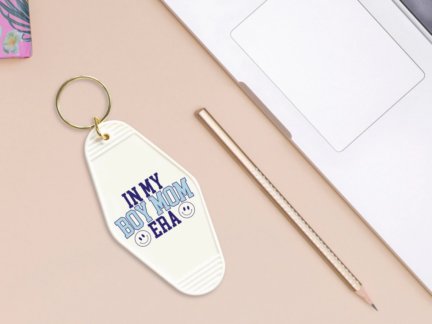 In my boy mom era - Motel keychain
