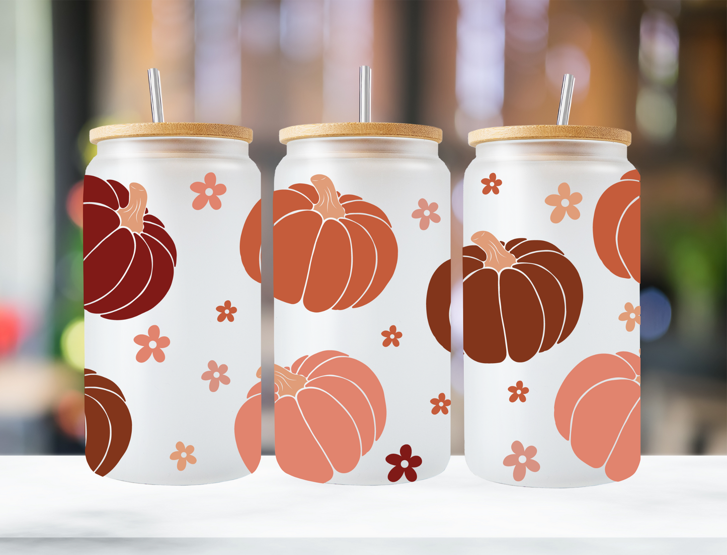 Multicolored pumpkins - UV Libby Wrap
