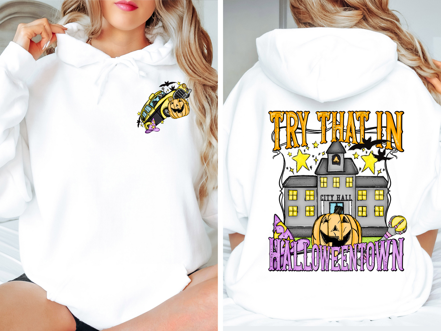 Halloweentown taxi - front