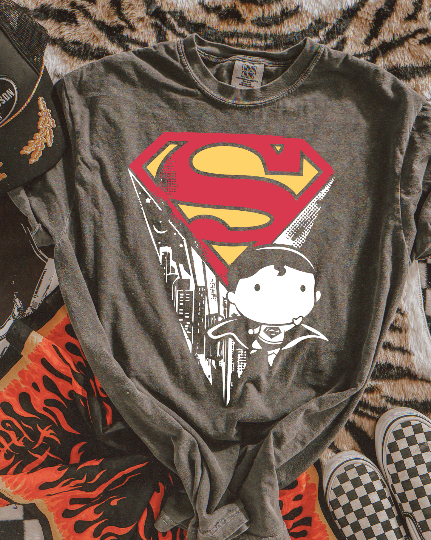 Superman Chest Logo Pop Style