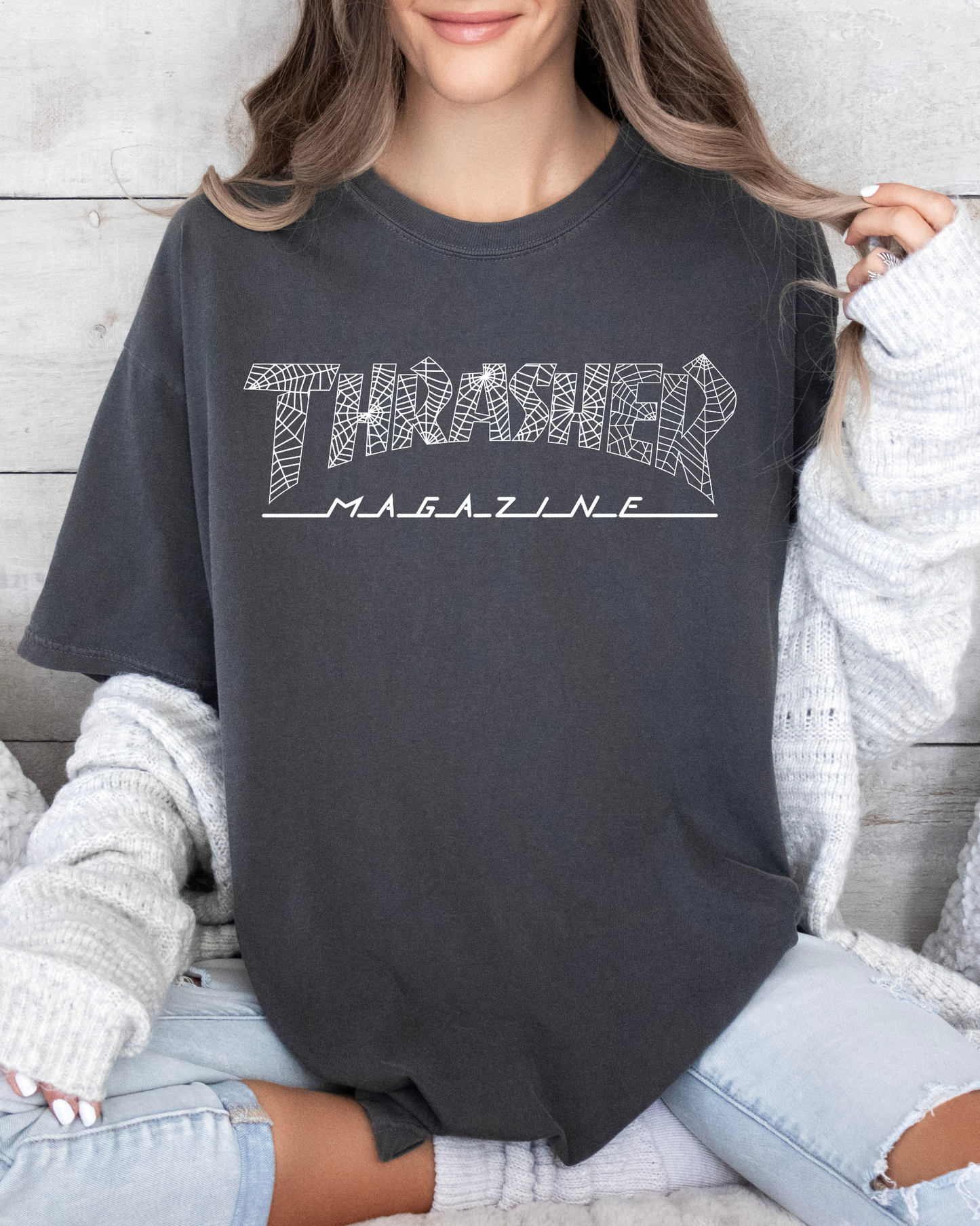 Thrasher Magazine Spider Web