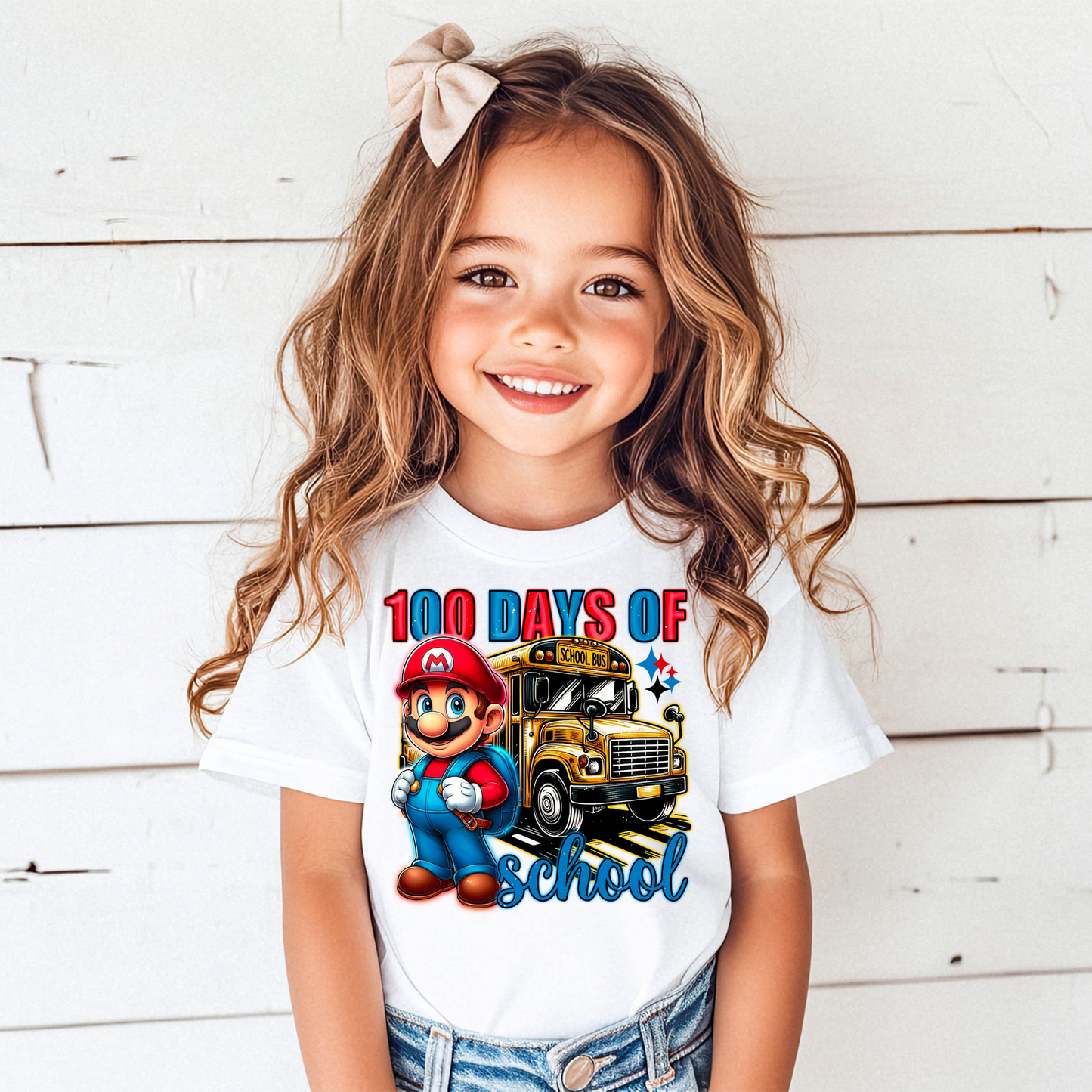 100 Days Of School Mario