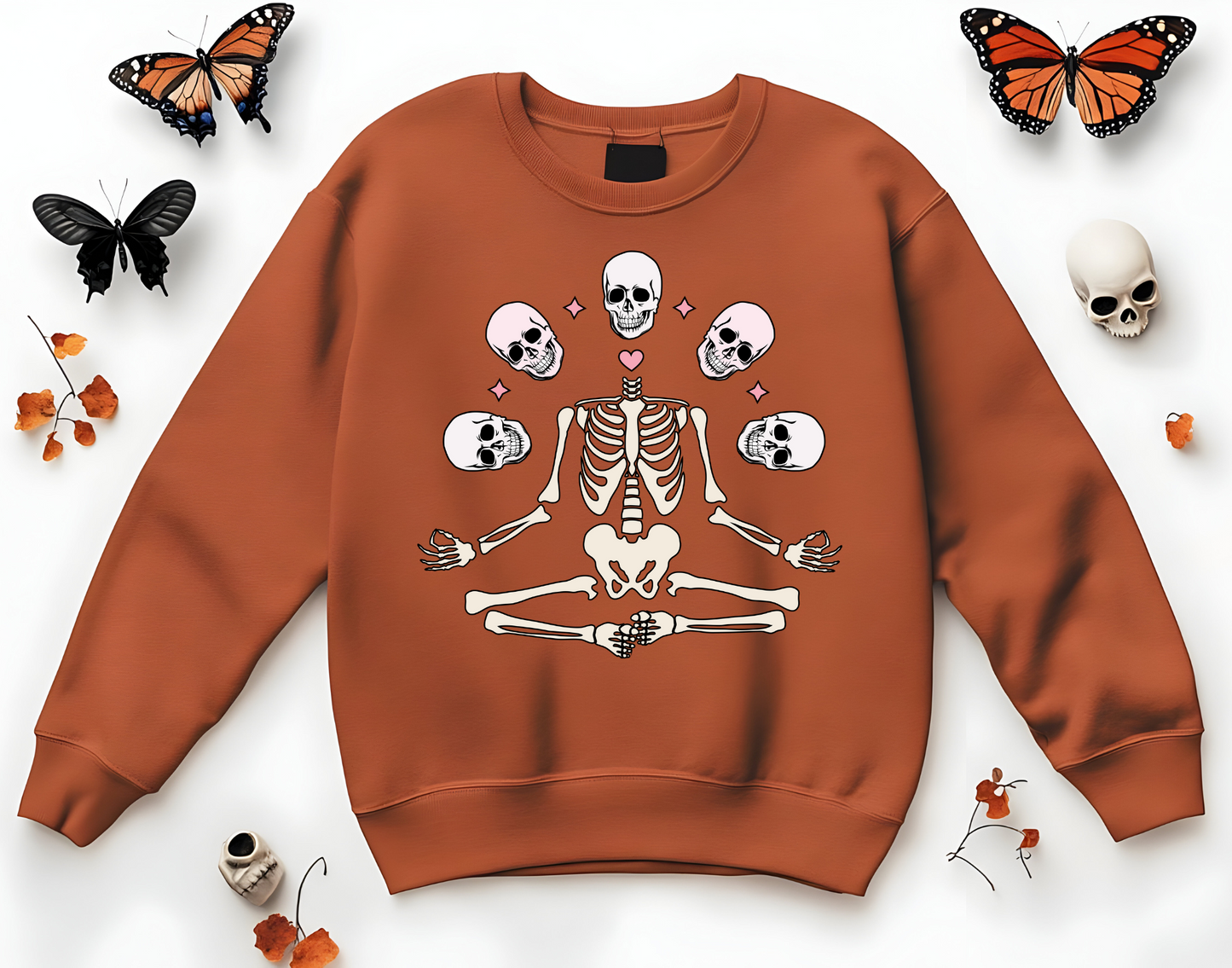 Retro Skeleton Heads