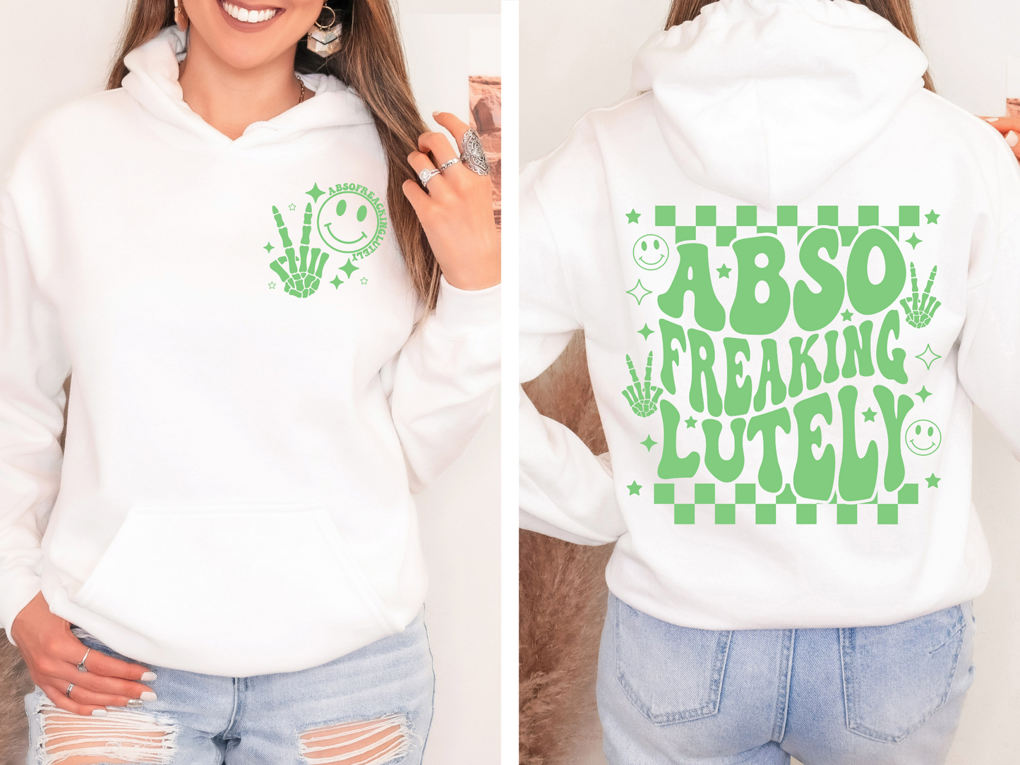 Abso freaking lutely, green - back