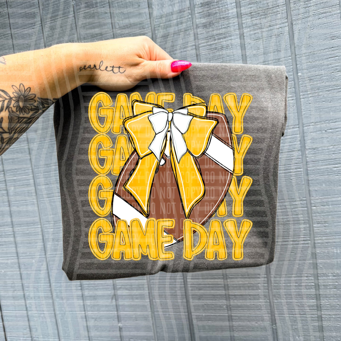 GAMEDAY FOOTBALL YELLOWGOLD