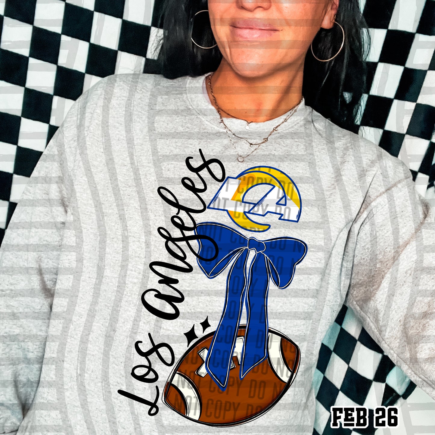LOS ANGELES RAMS FOOTBALL BOW
