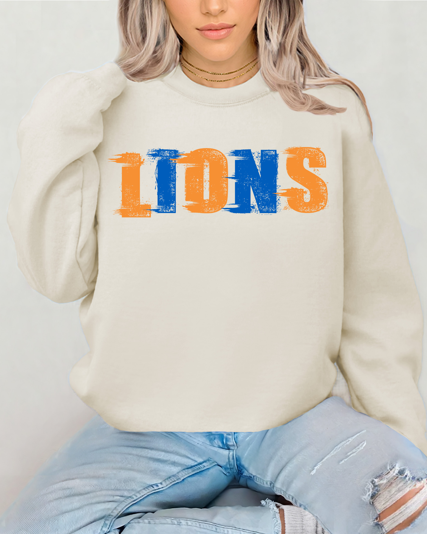 Lions Orange And Blue