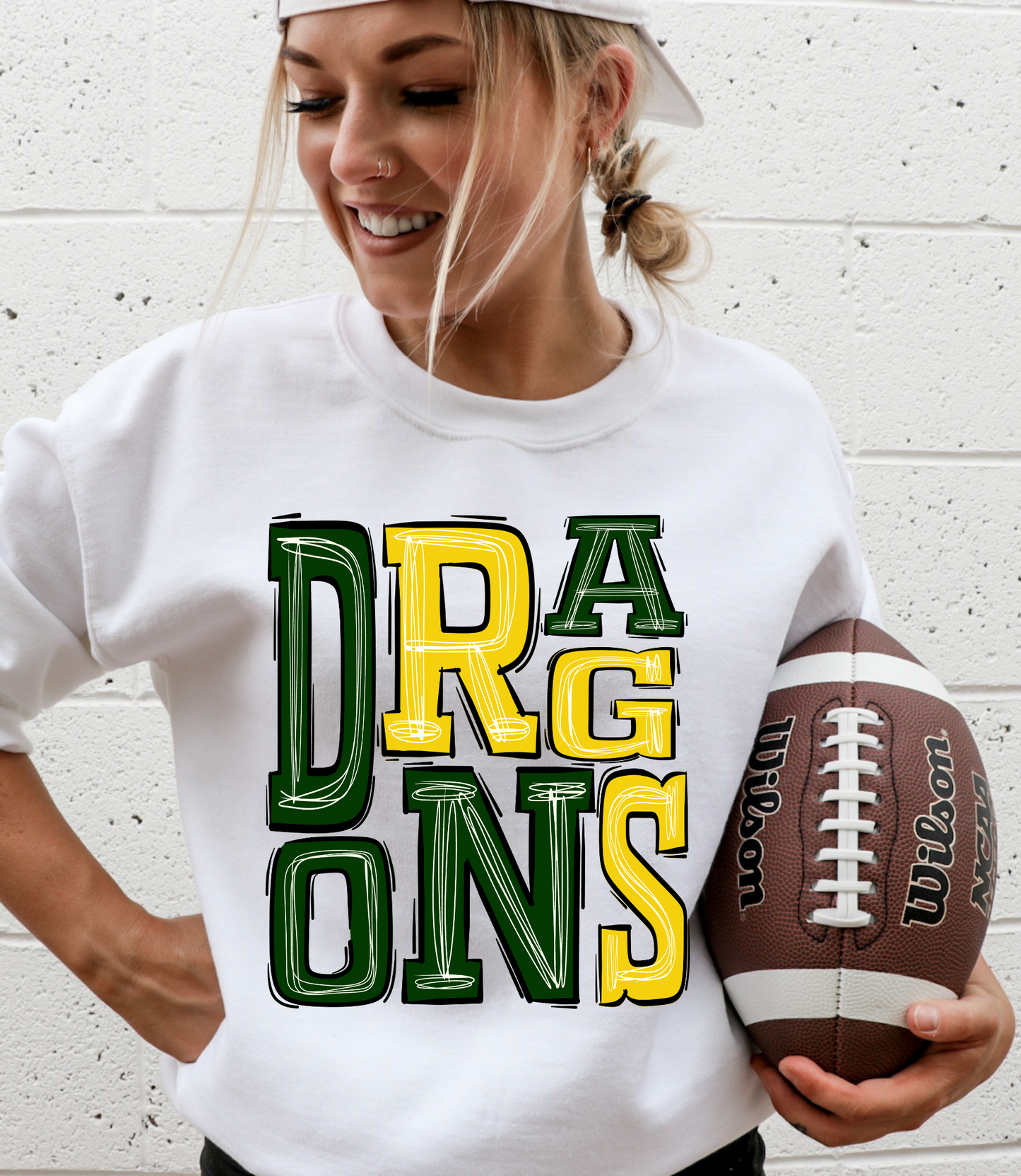 Dragons (GRN/YEL) - DTF Print