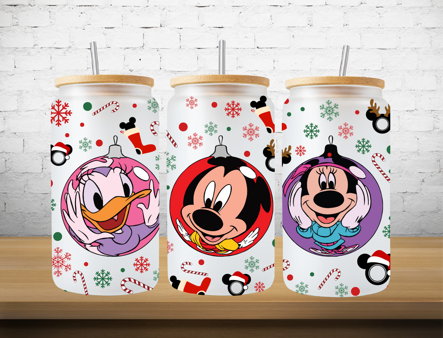 Mickey & friends ornaments - UV Libby Wrap