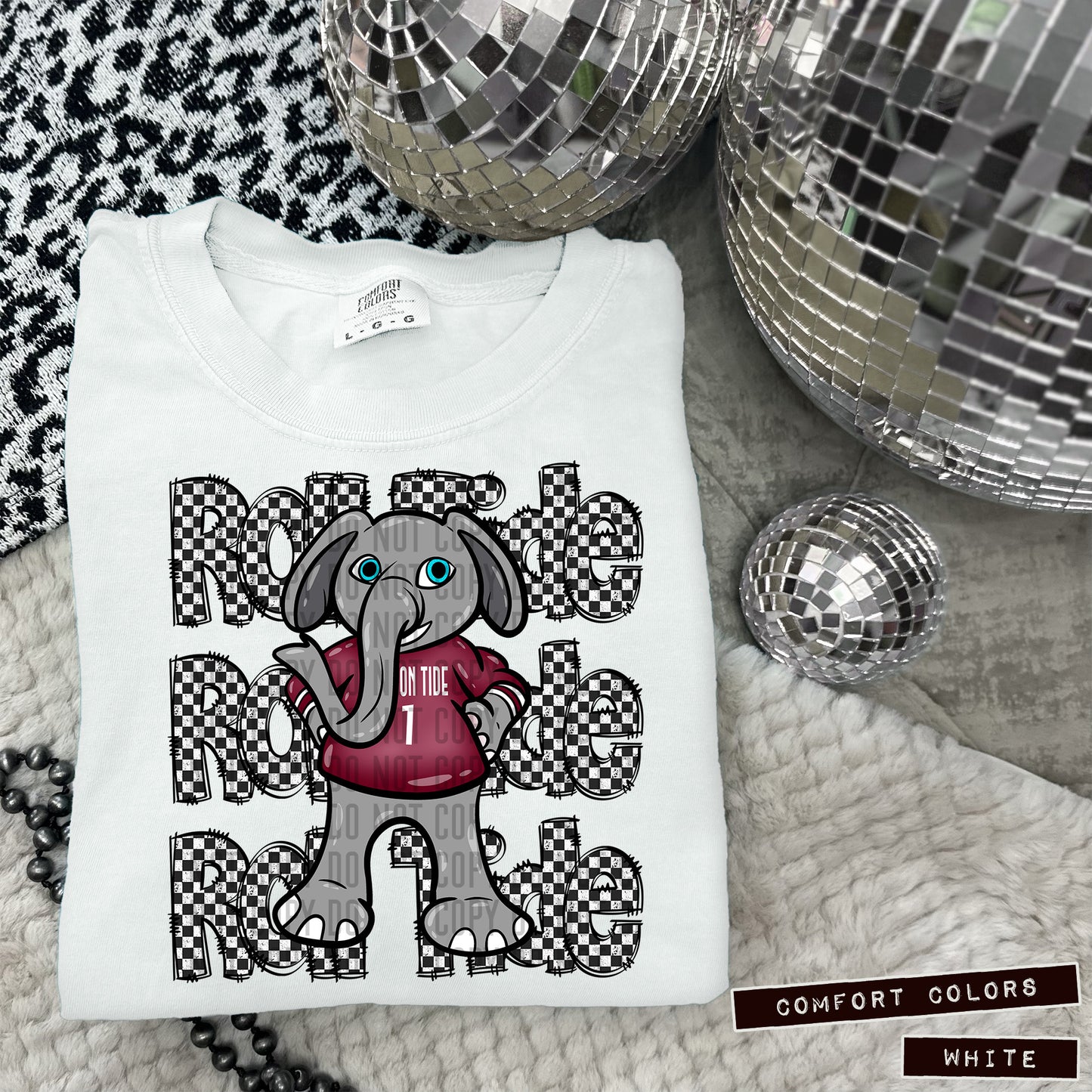 ALABAMA ROLL TIDE CHECKERS