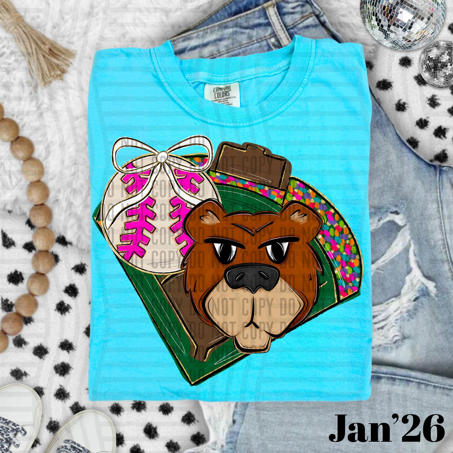BASEBALL BEARS LIGHT BROWN