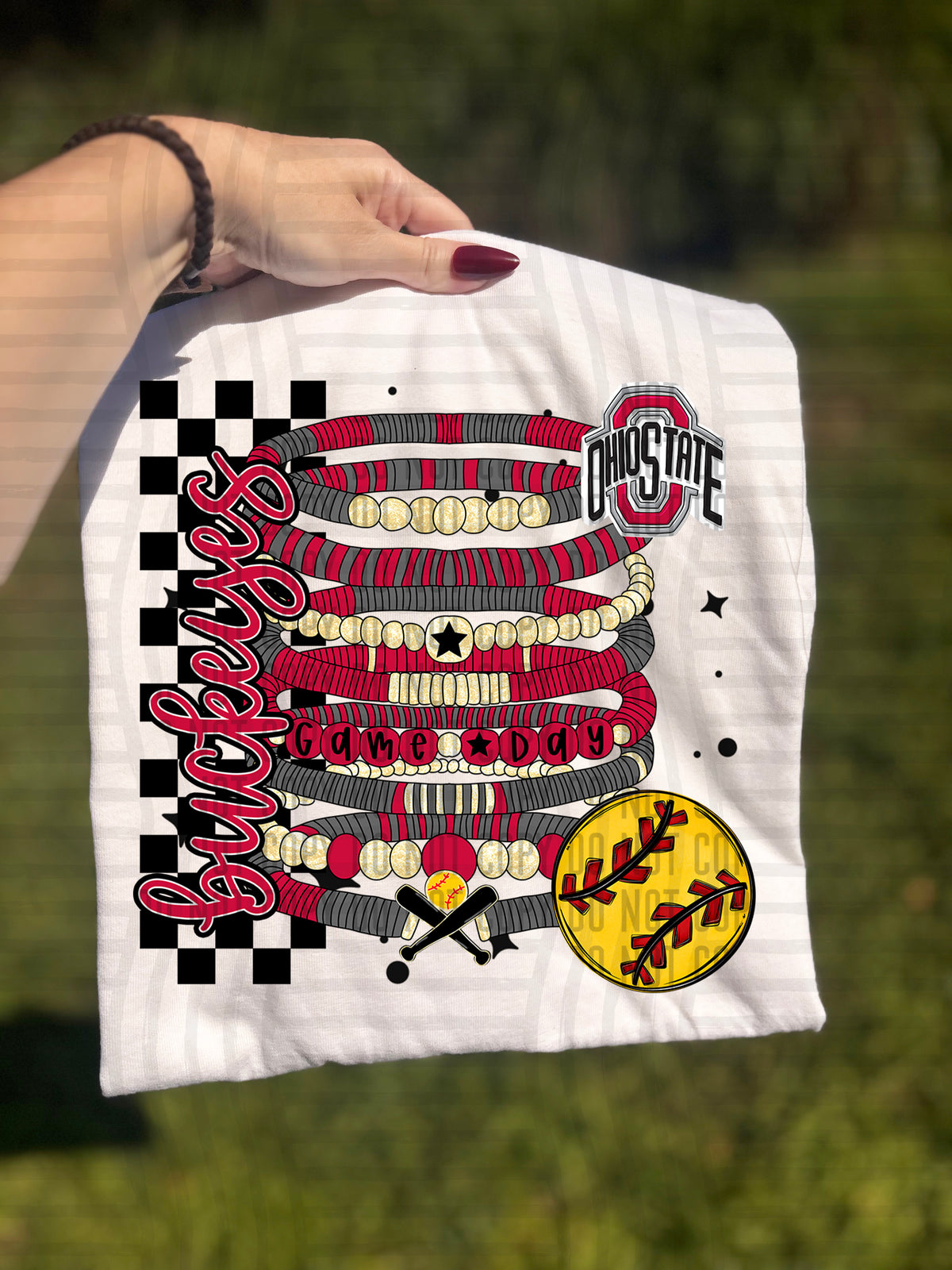OHIO STATE BUCKEYES SOFTBALL GAME DAY BRACELETS