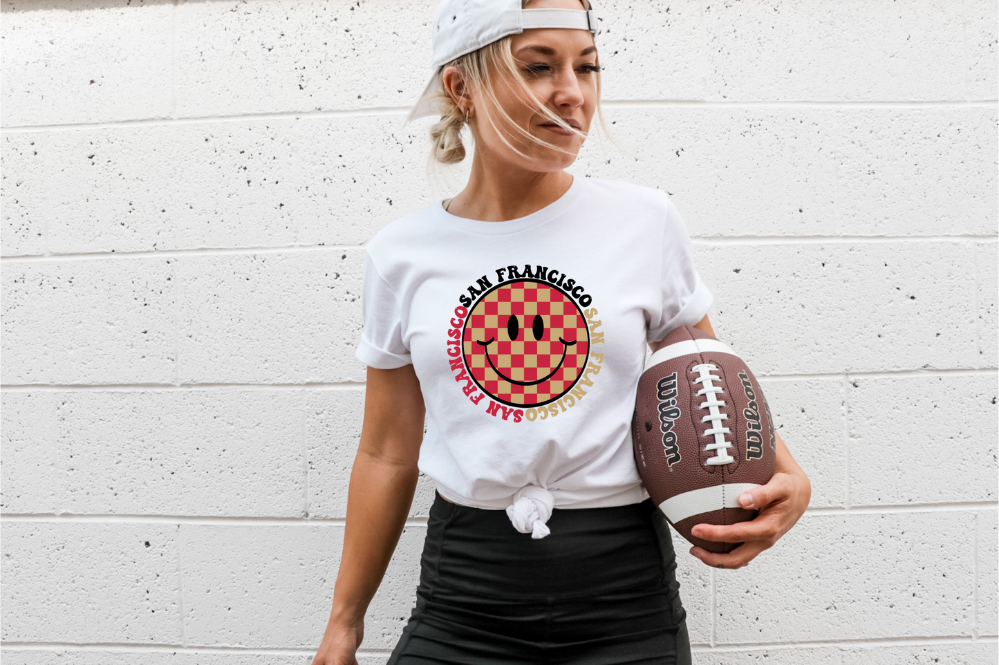 San Francisco- Checkered Smiley