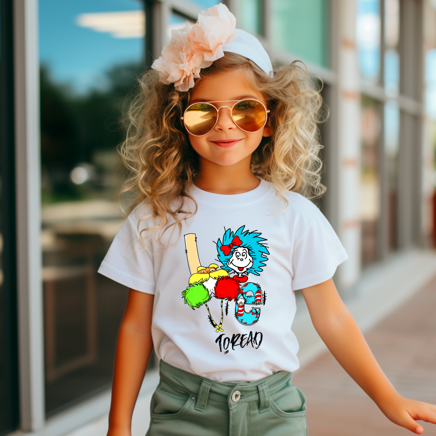 Love To Read Characters- DTF Transfer