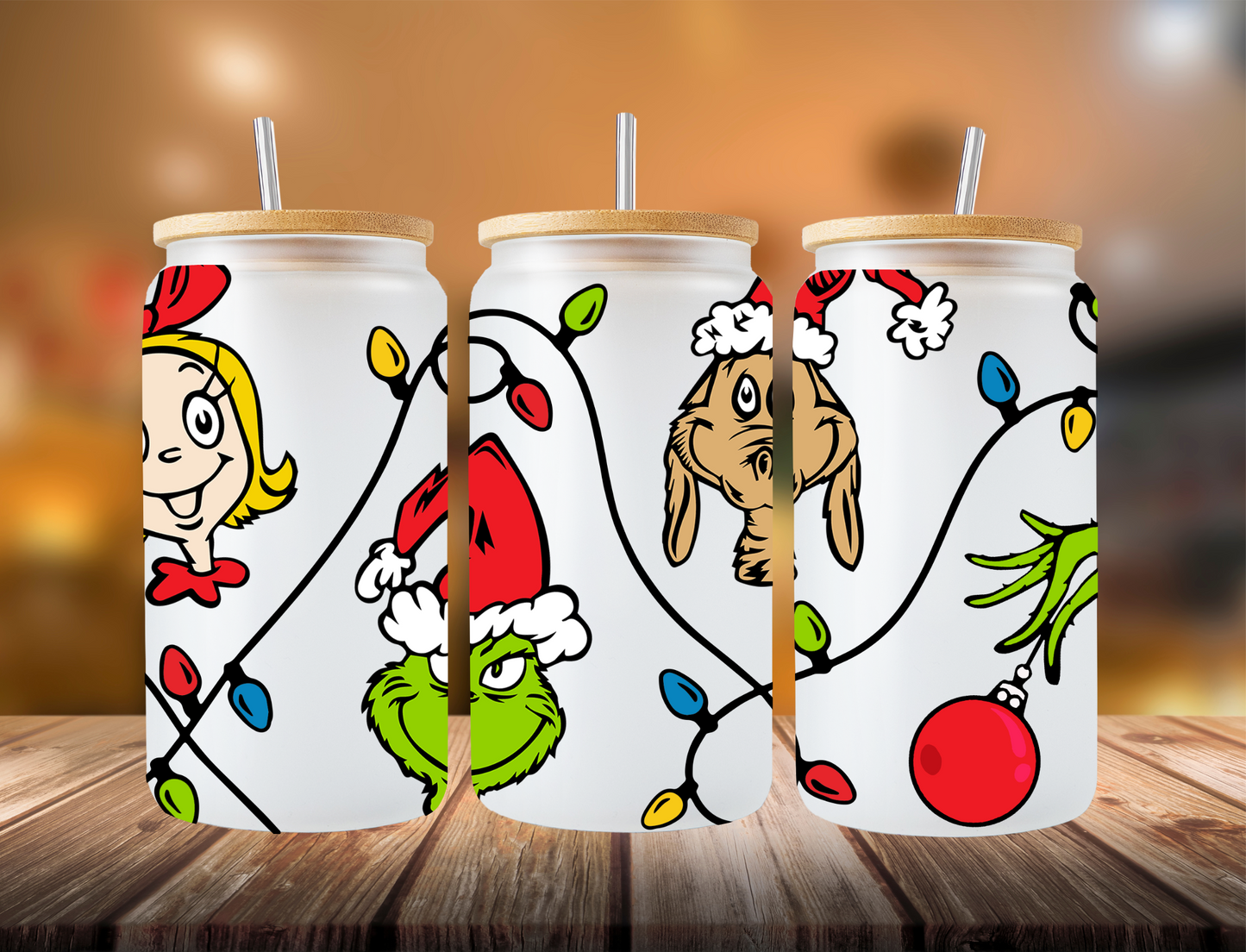 Grinch Cindy Max Christmas Lights - UV Libby Wrap