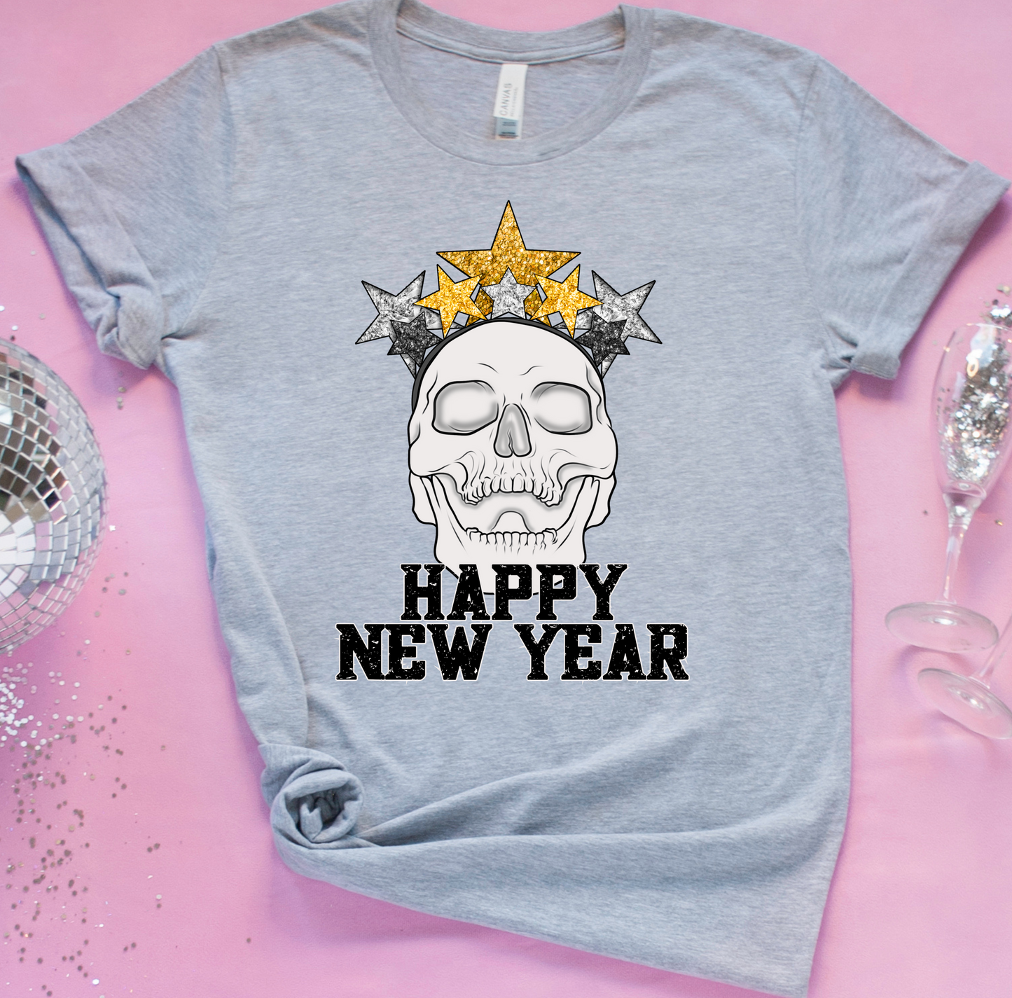 Happy new year – Skull