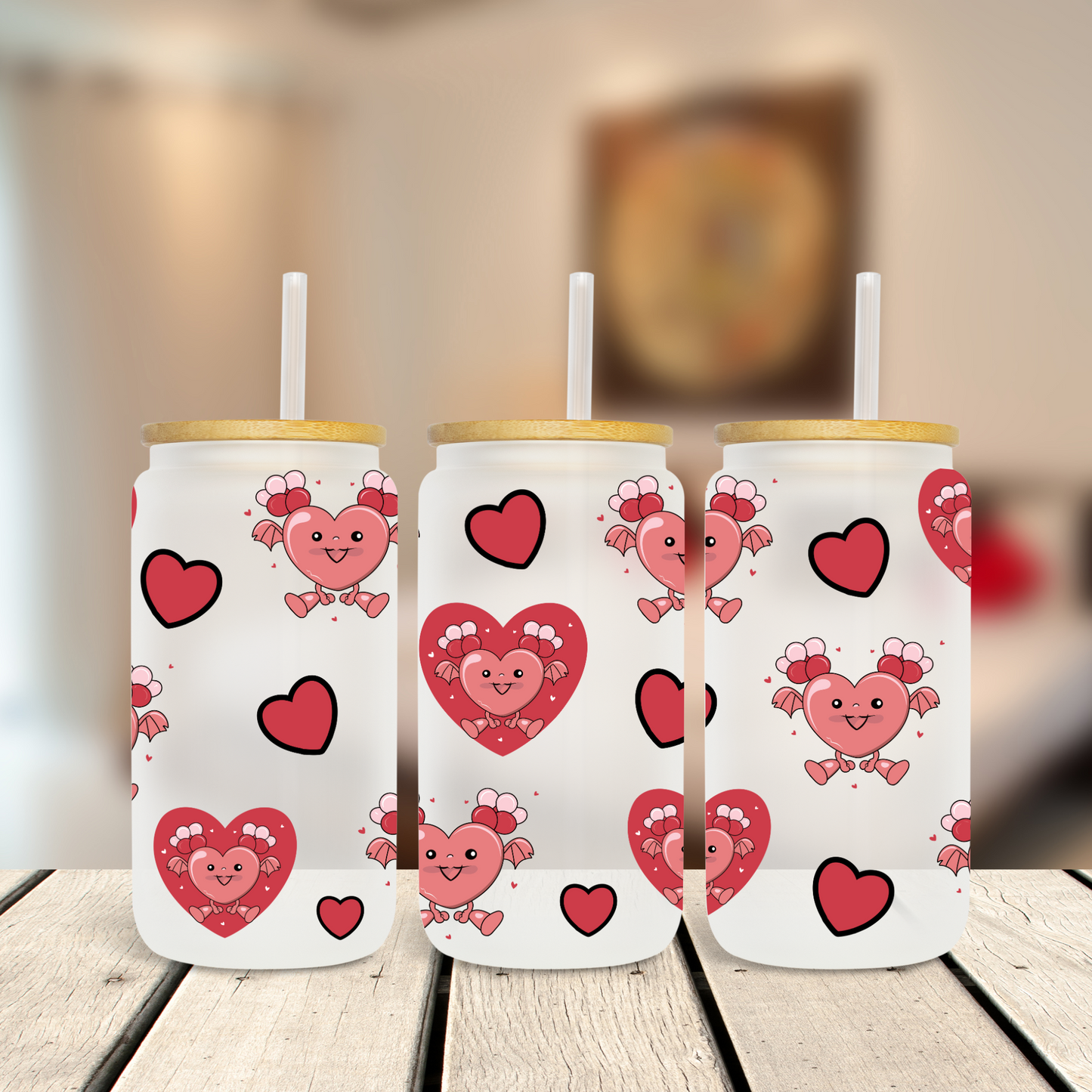 Heart with Wings - UV Libby Wrap