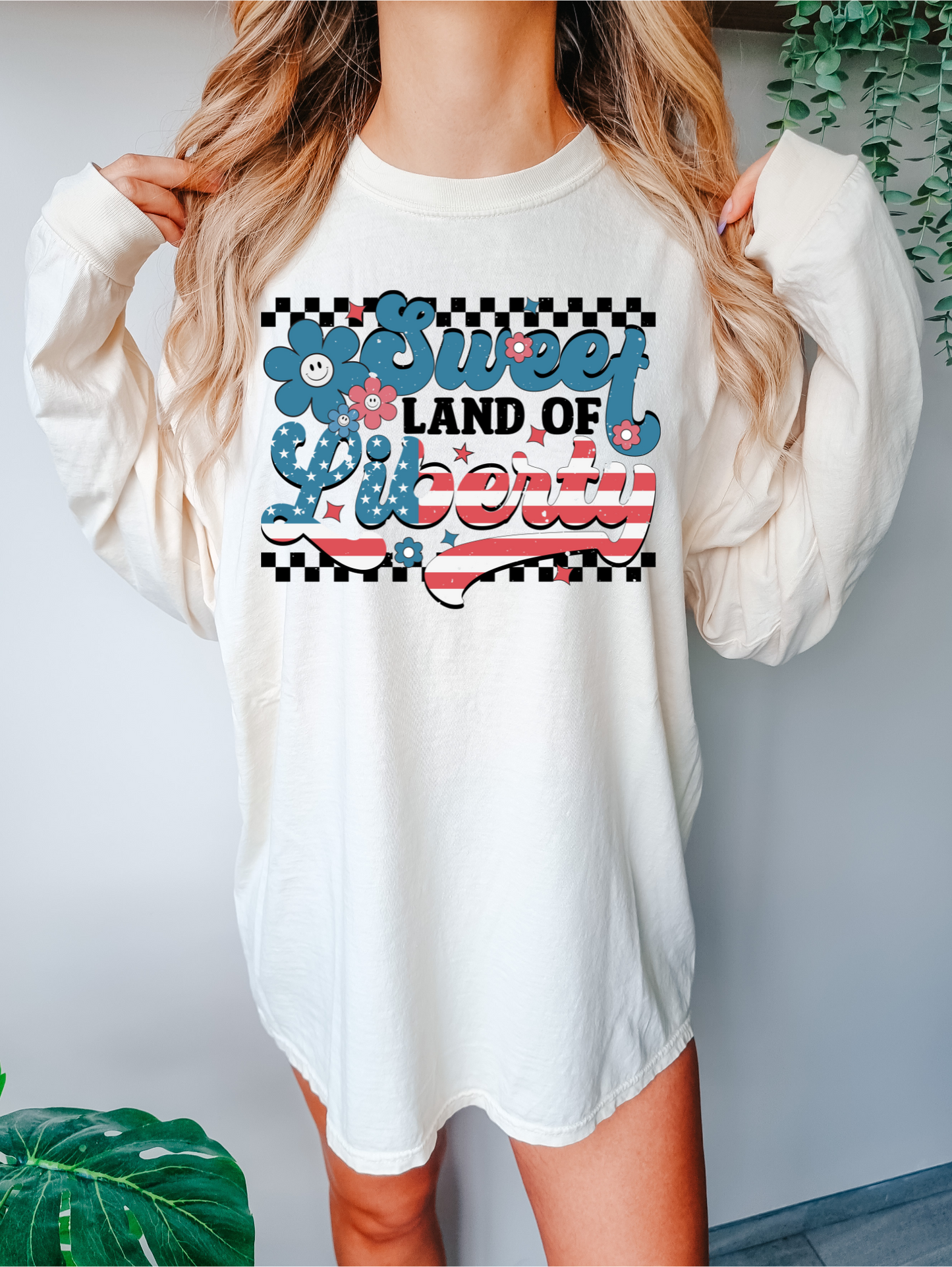 Sweet Land Of Liberty Checkered