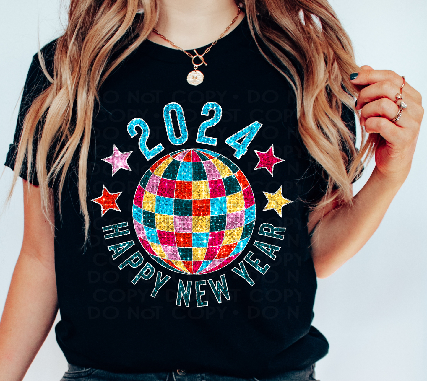 Happy new year – Multicolored globe