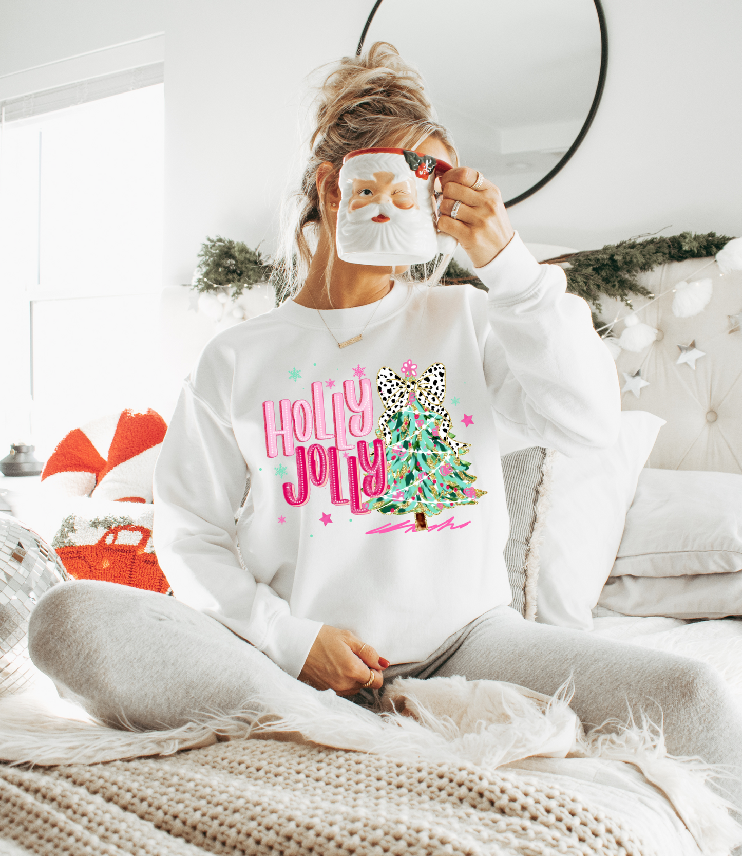 Holly Jolly Bow Christmas Tree
