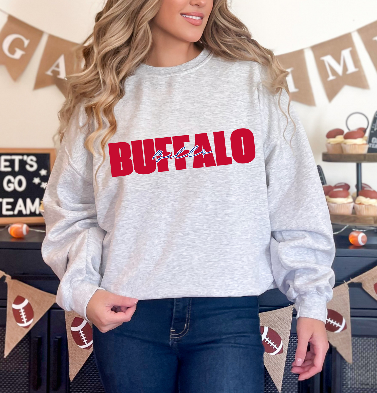 Buffalo Bills - red & blue
