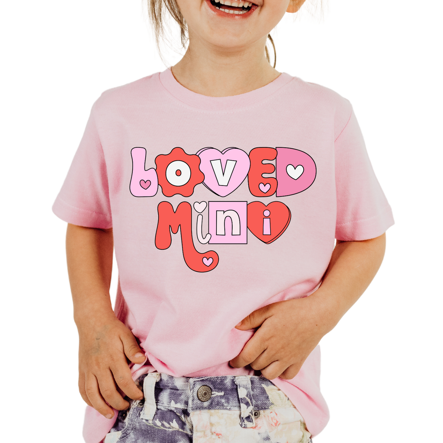 Loved Mini Heart Letters-DTF Transfer