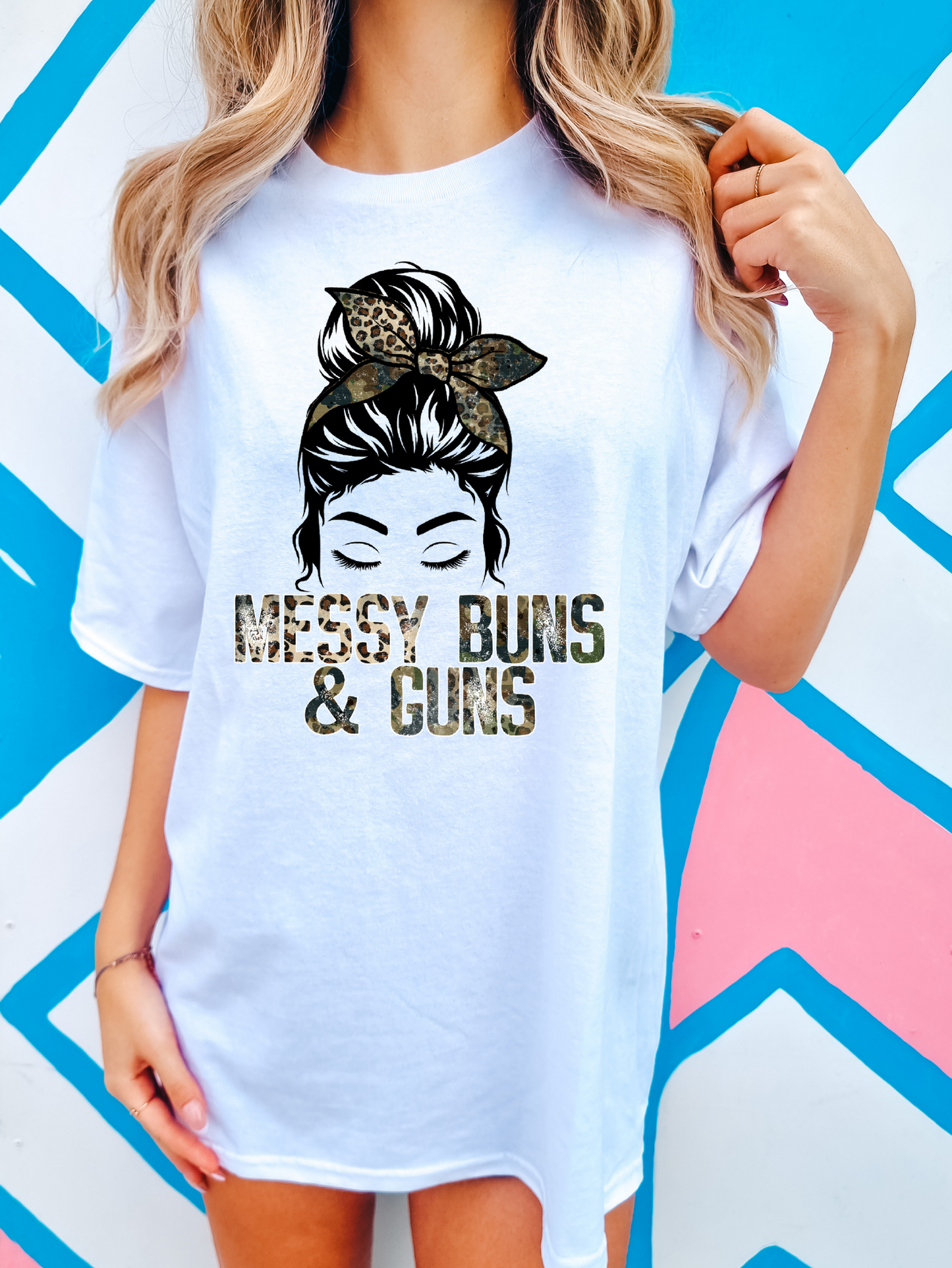Messy buns and guns