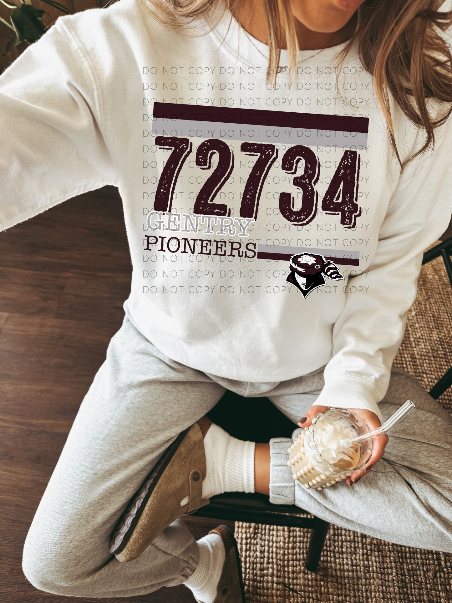 72734 Gentry Pioneers Mascot