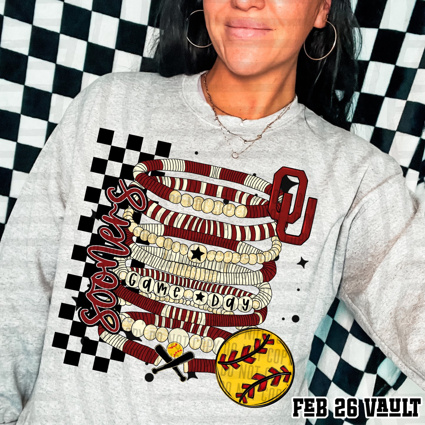 OU SOONERS SOFTBALL GAME DAY BRACELETS