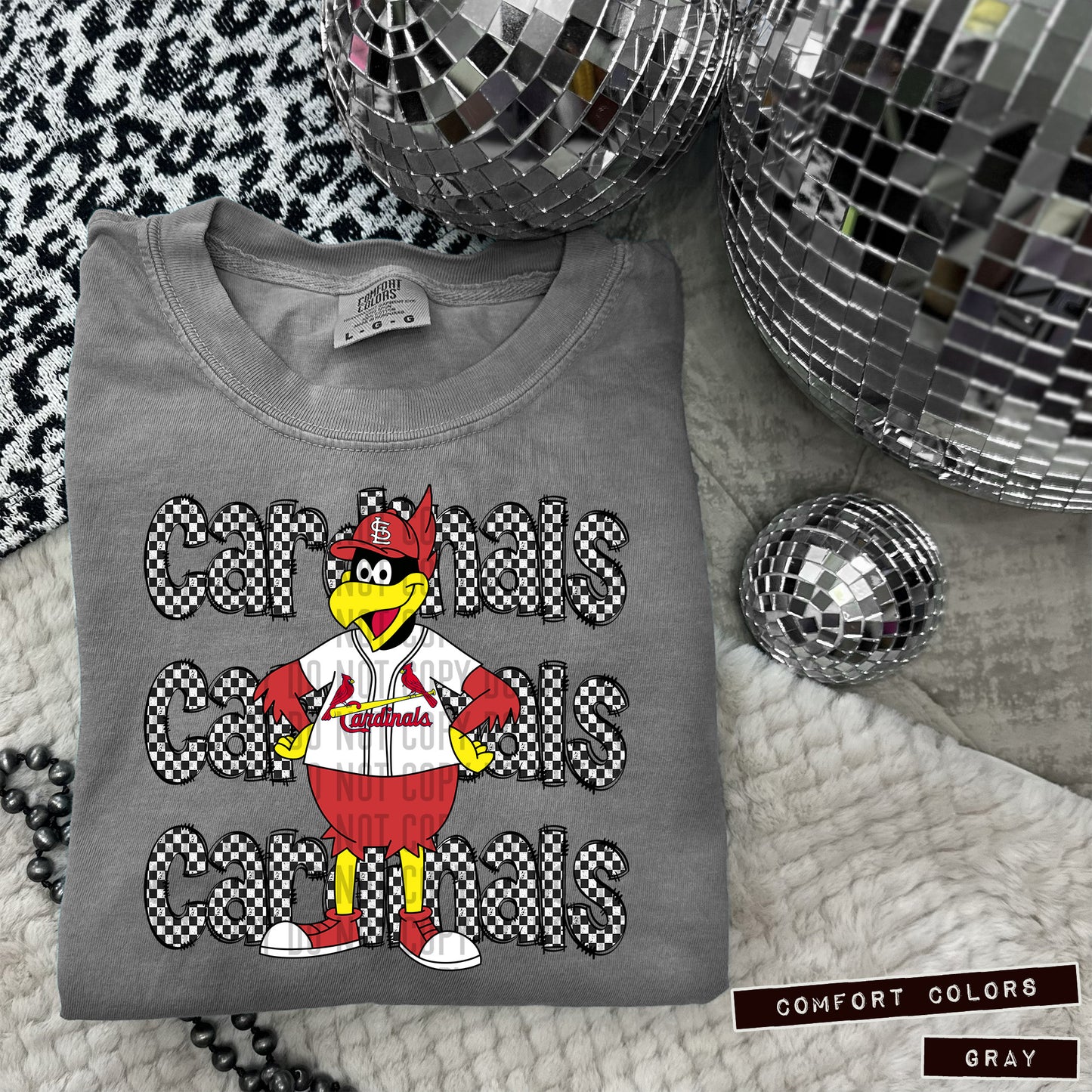 ST. LOUIS CARDINALS CHECKERS