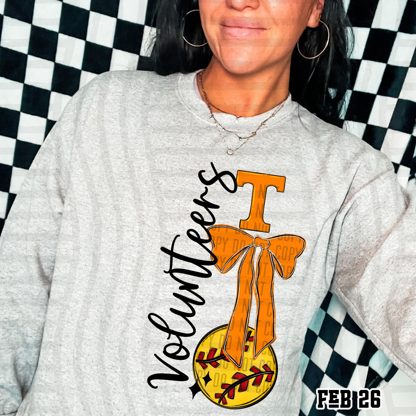 VOLUNTEERS SOFTBALL BOW