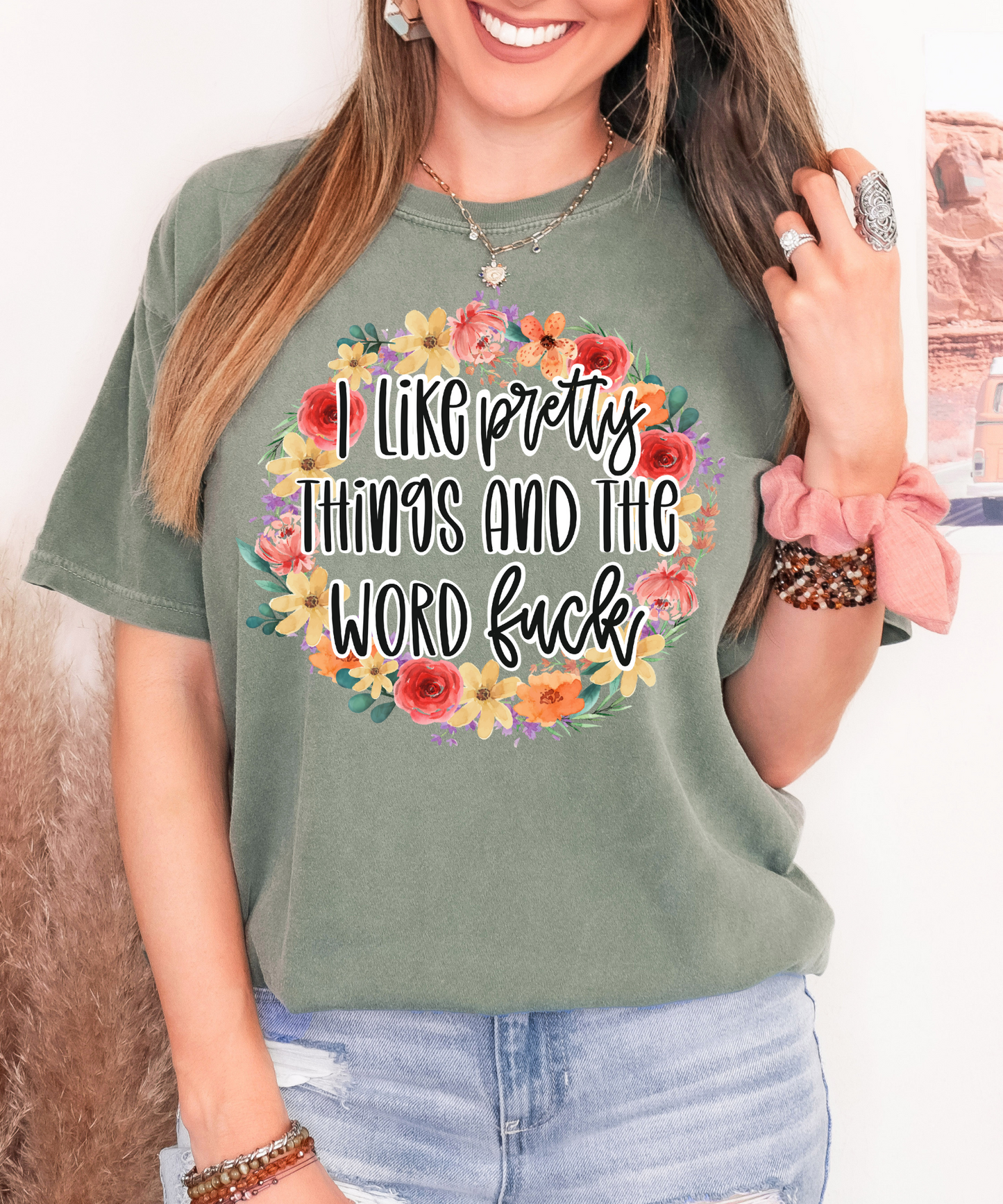 I like pretty things and the word fuck