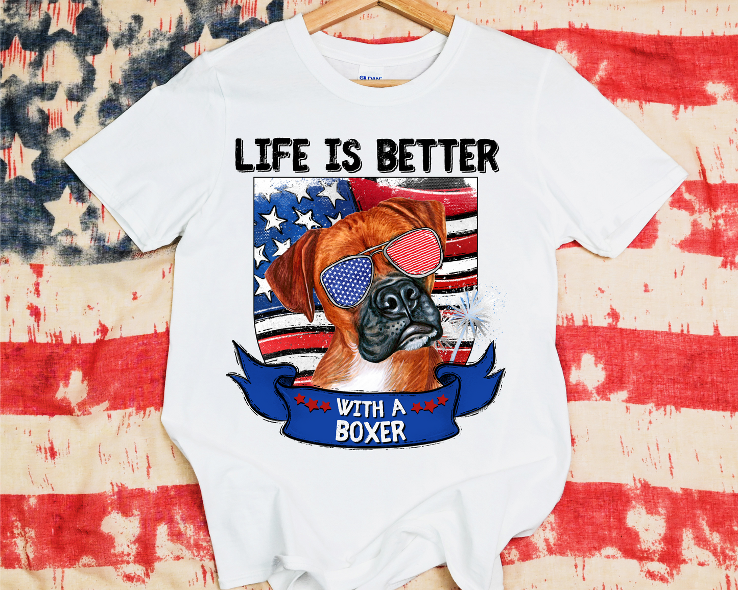 Life Is Better With A Boxer Flag