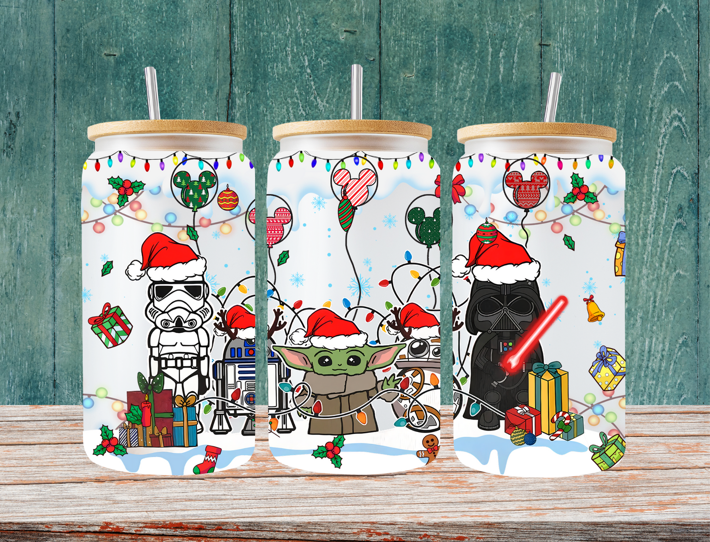Star Wars Christmas Snow Drip - UV Libby Wrap