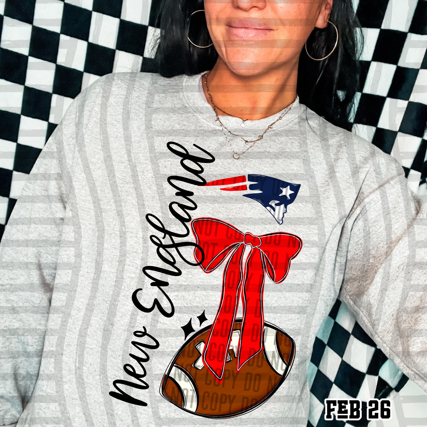 NEW ENGLAND PATRIOTS FOOTBALL BOW