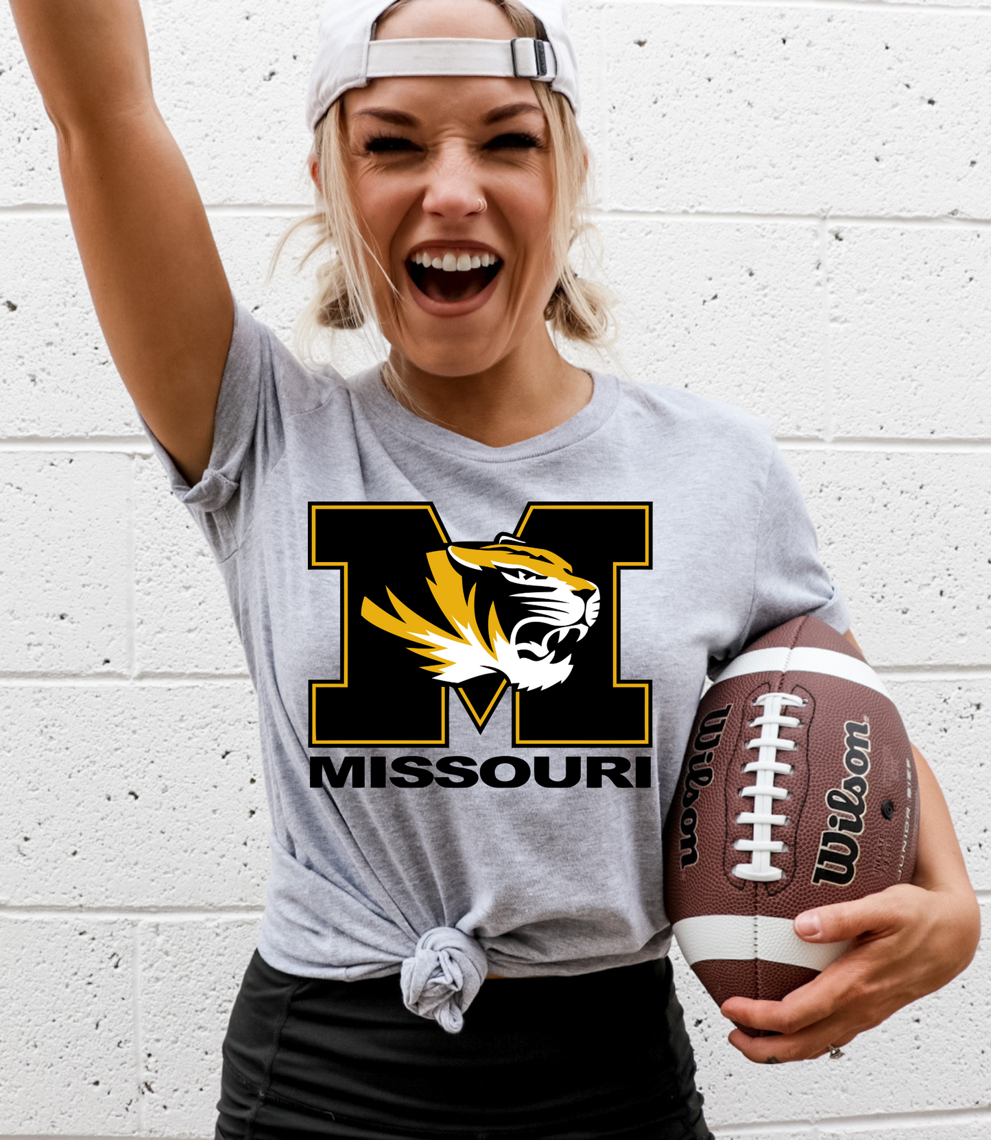 Missouri with tiger and black/yellow M