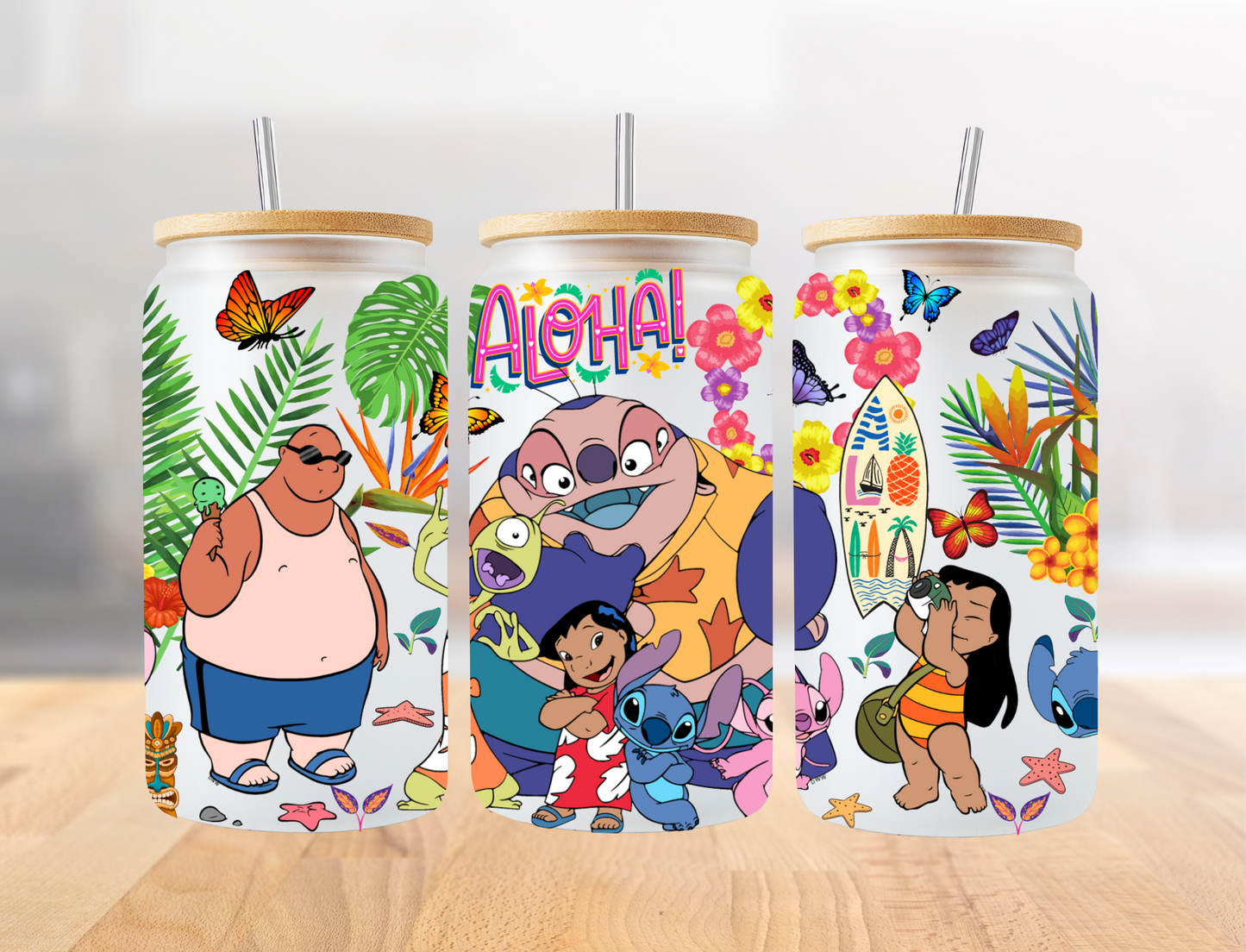 Lilo & Stitch collage - UV Libby Wrap