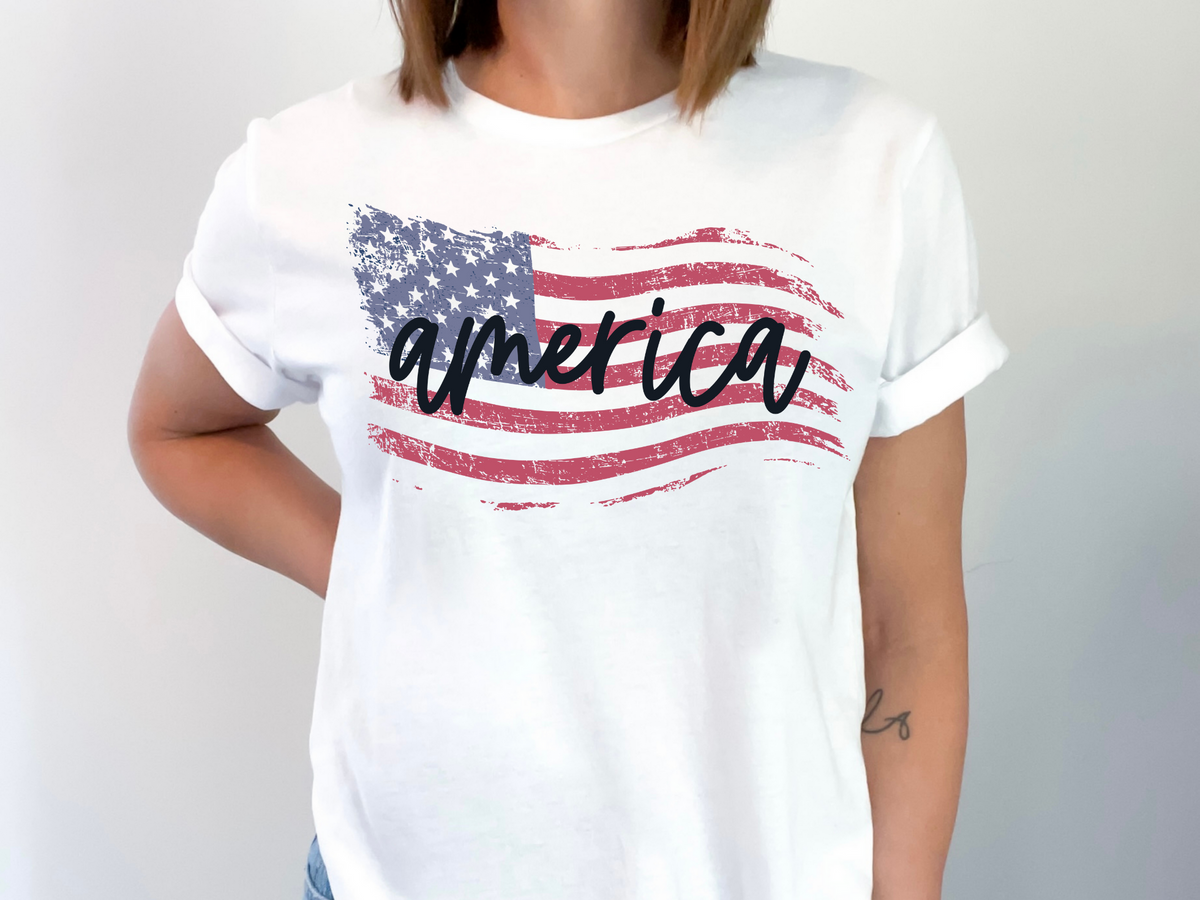 america wavy flag