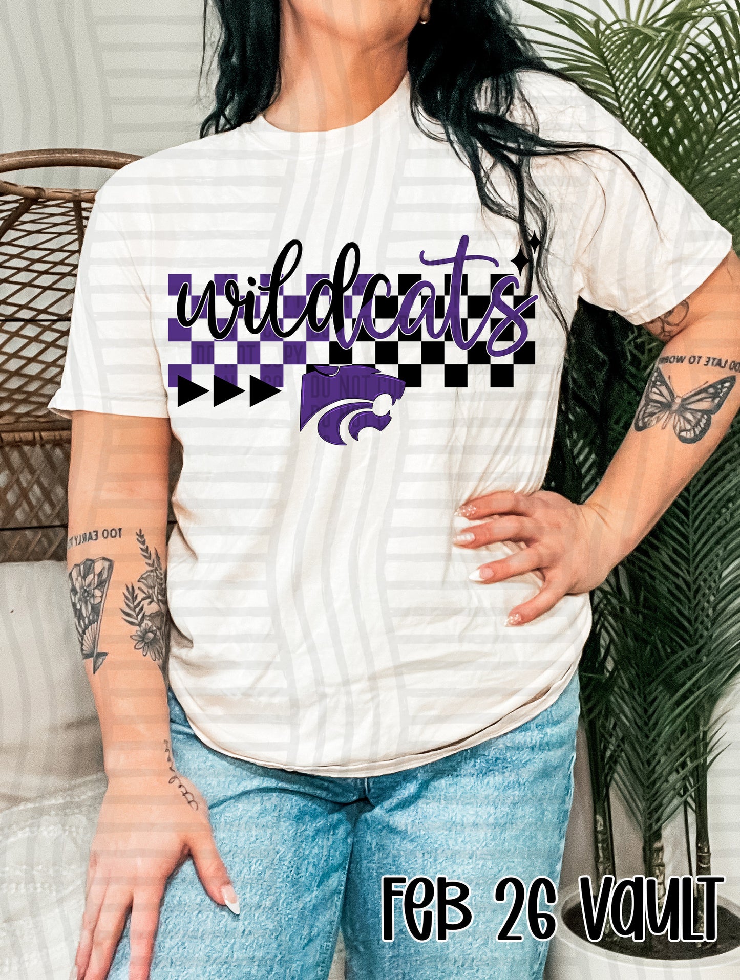 CHECKERED KSTATE WILDCATS