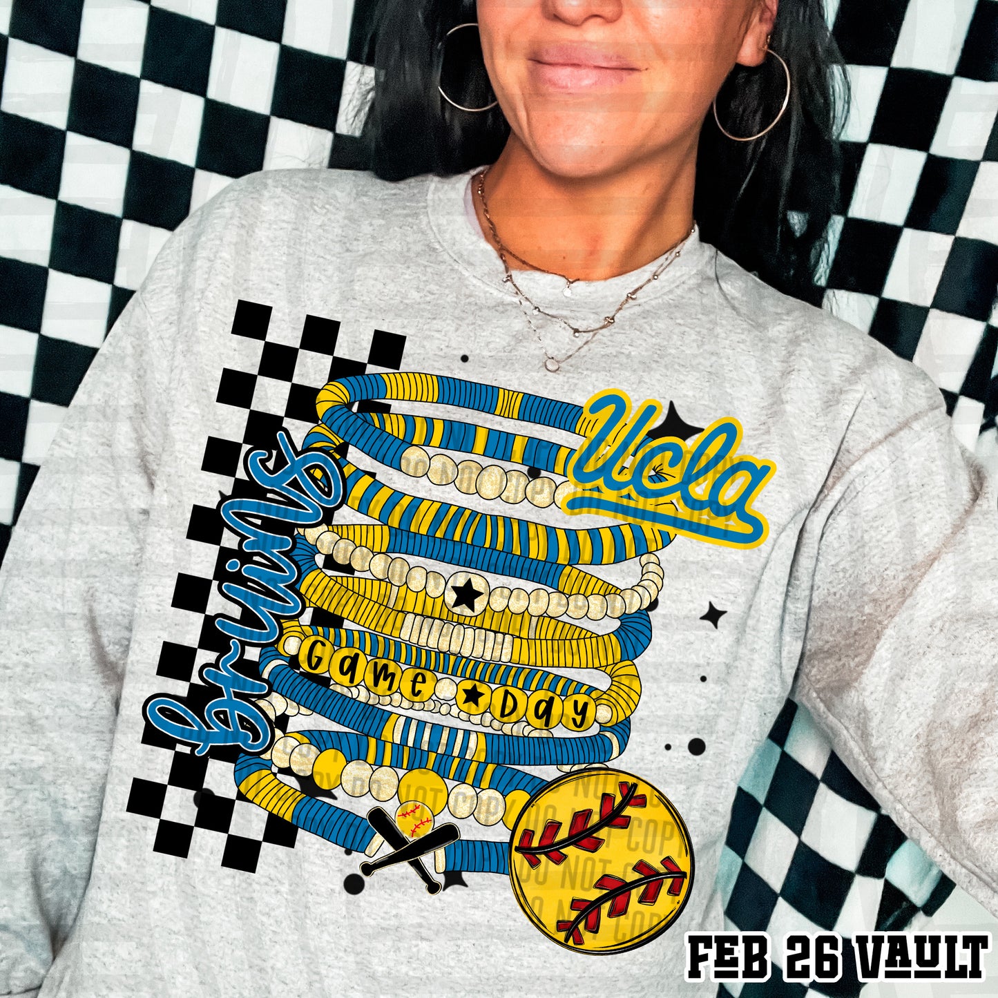 UCLA BRUINS SOFTBALL GAME DAY BRACELETS