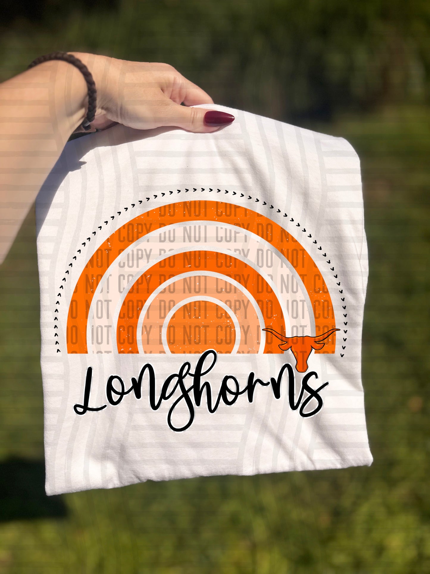 Retro Sunset Longhorns