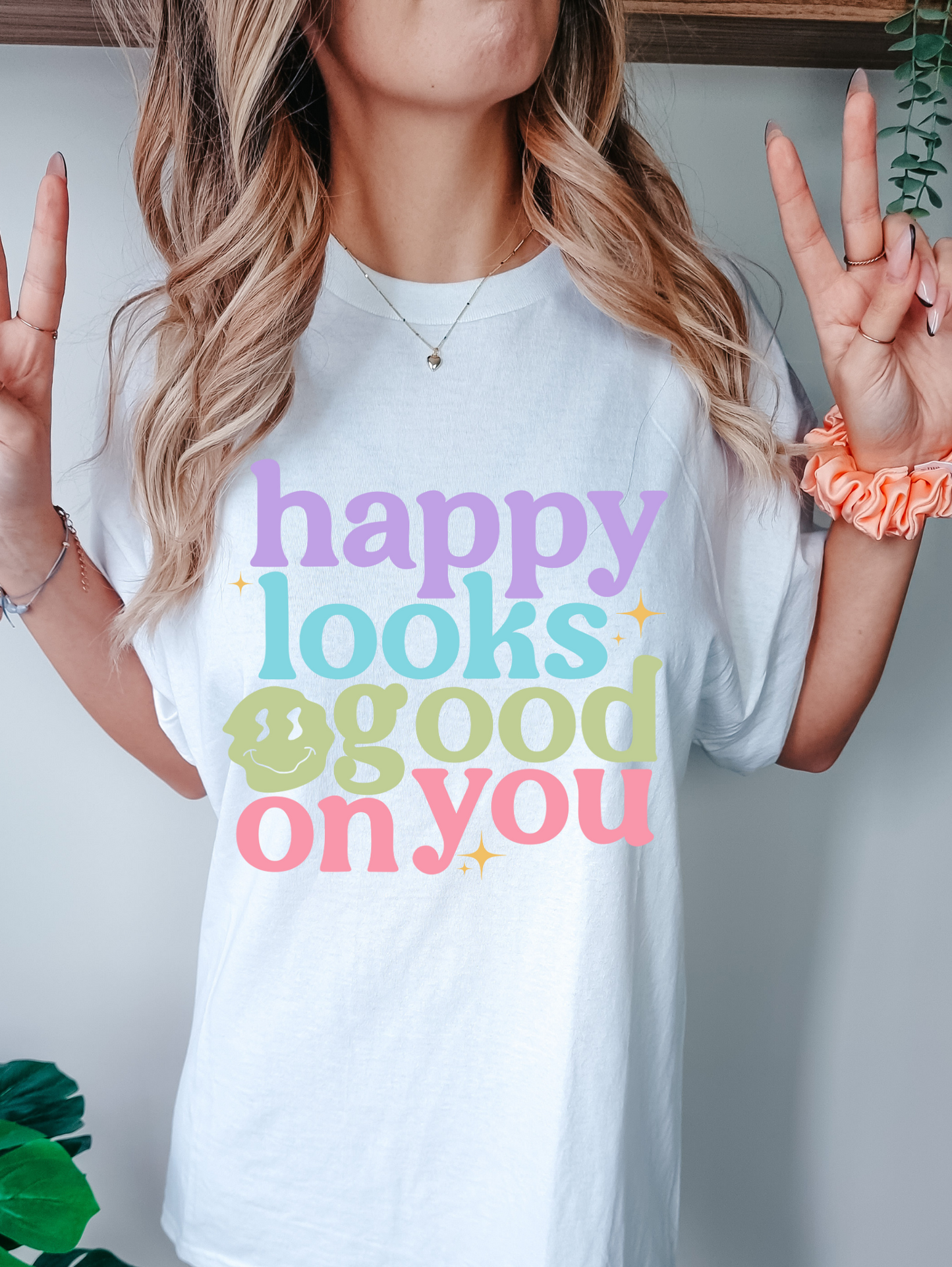 Happy Looks Good On You