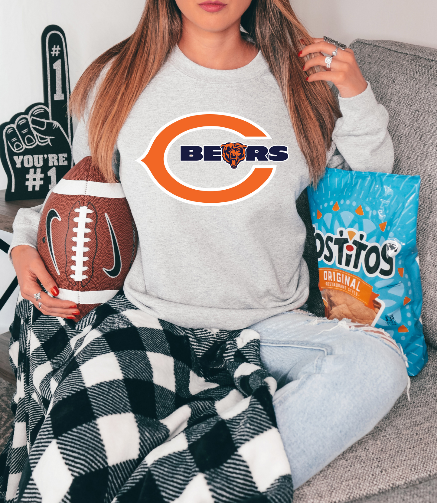 Chicago Bears logo with bears inside