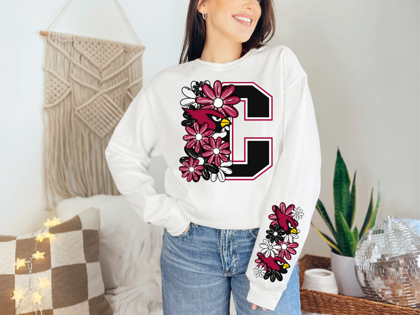 Floral Cardinals - CHEST