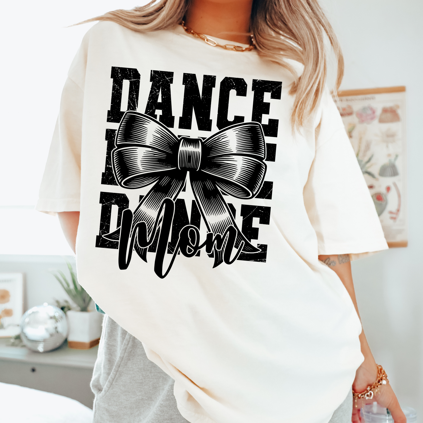 Dance Dance Dance Mom Bow