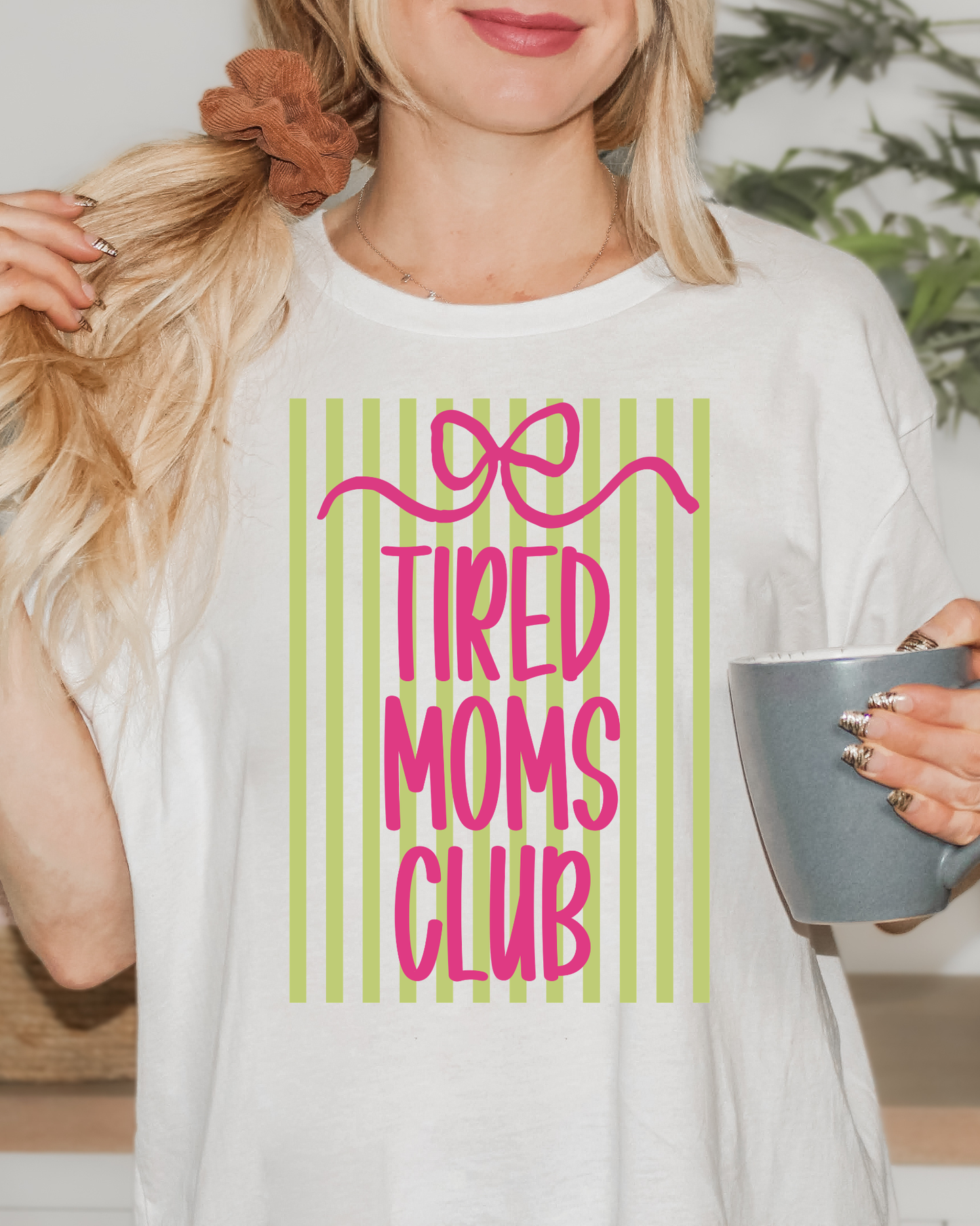 TIRED MOMS CLUB STRIPES