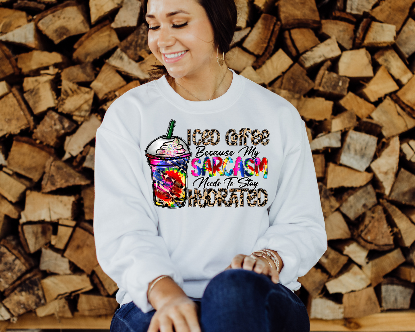 Iced coffee because my sarcasm needs to stay hydrated