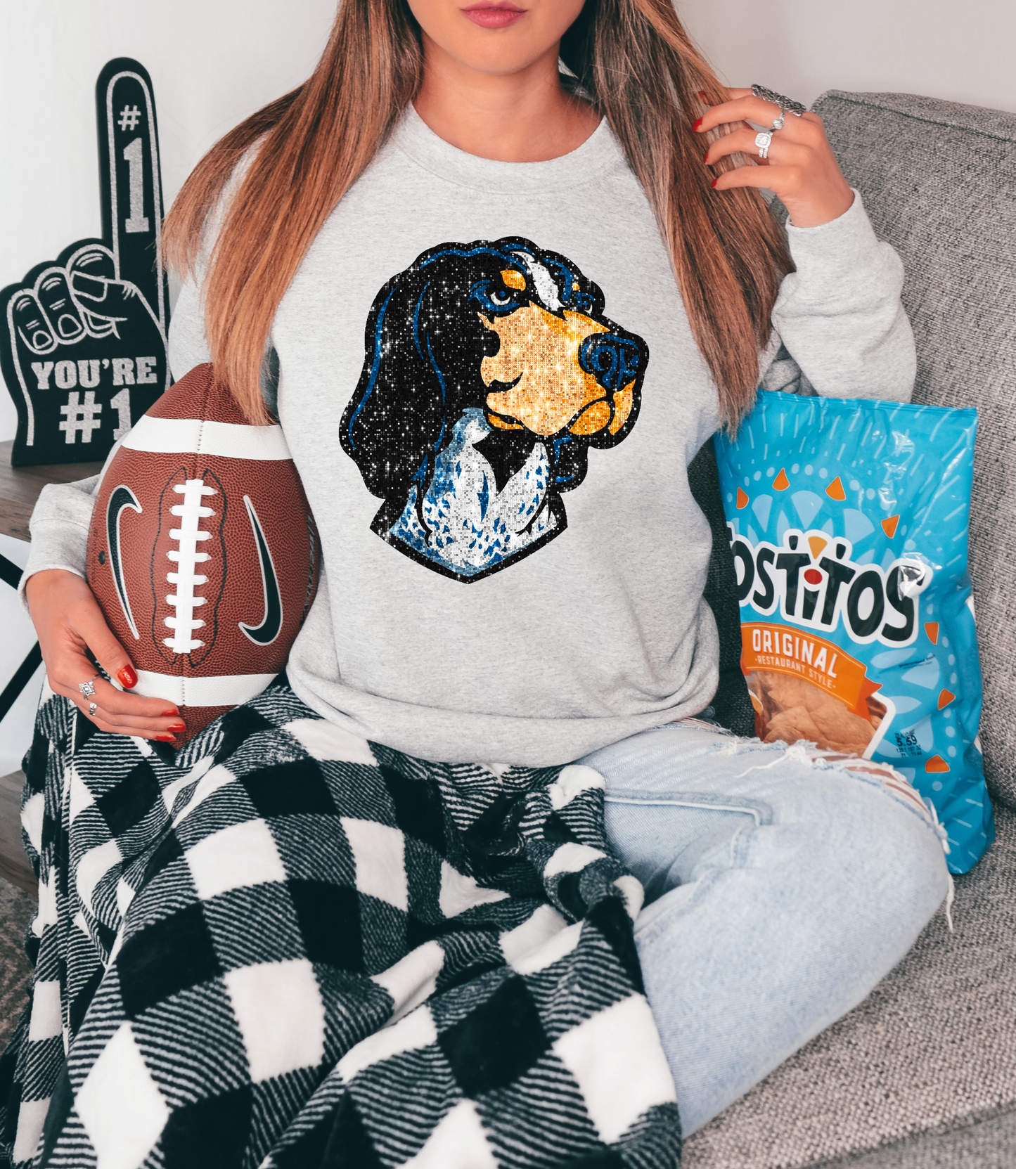 Vols Smokey GLITTER - DTF Print