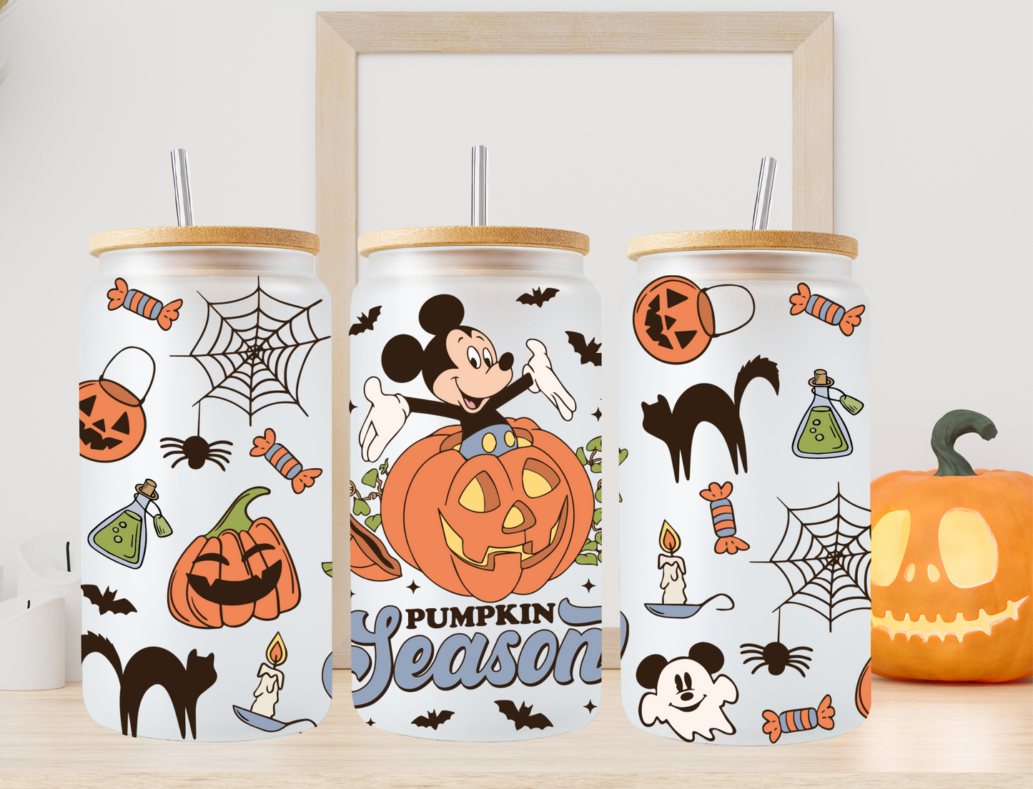 Pumpkin season with Mickey - UV Libby Wrap