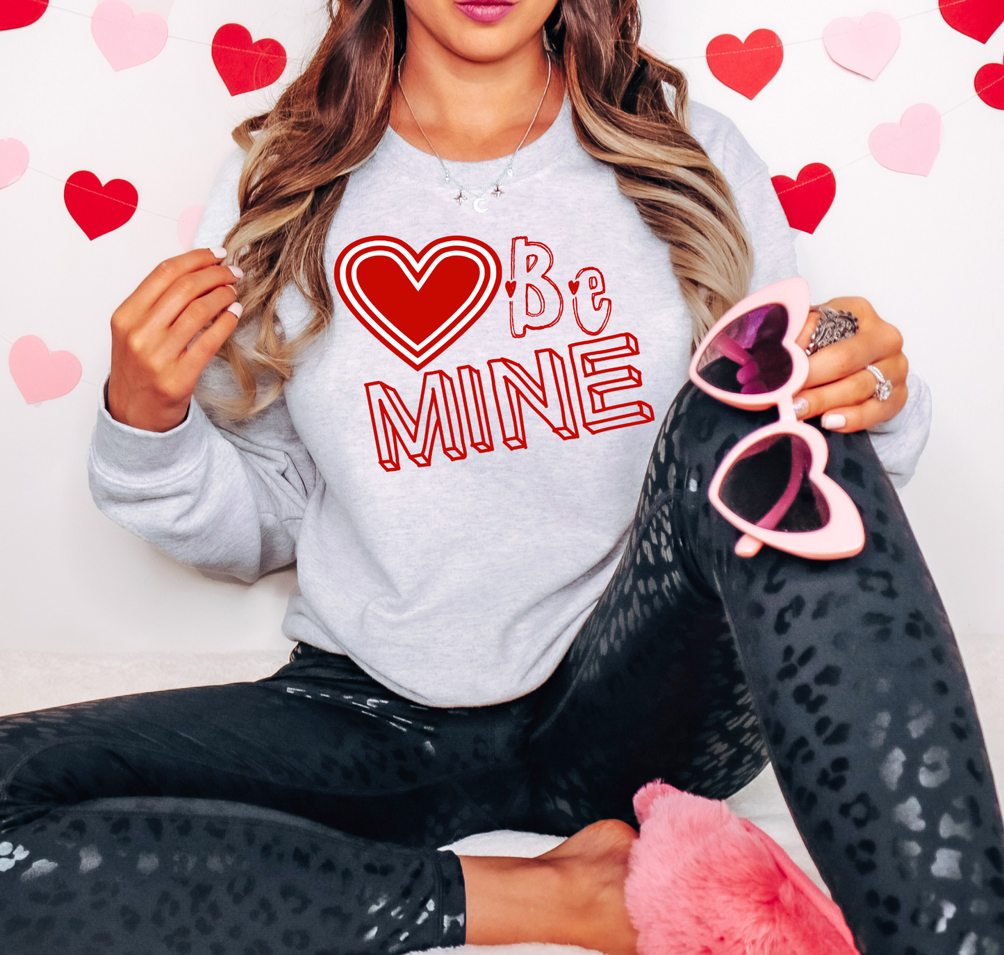 Be Mine Red Hearts